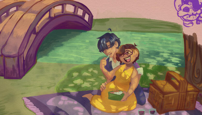 Slightly more rendered Sketch!